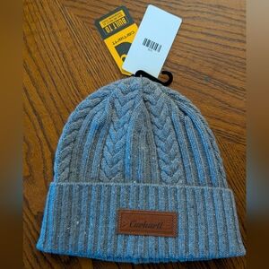 Carhartt Womens Beanie - Rib Knit Fisherman Beanie Gray